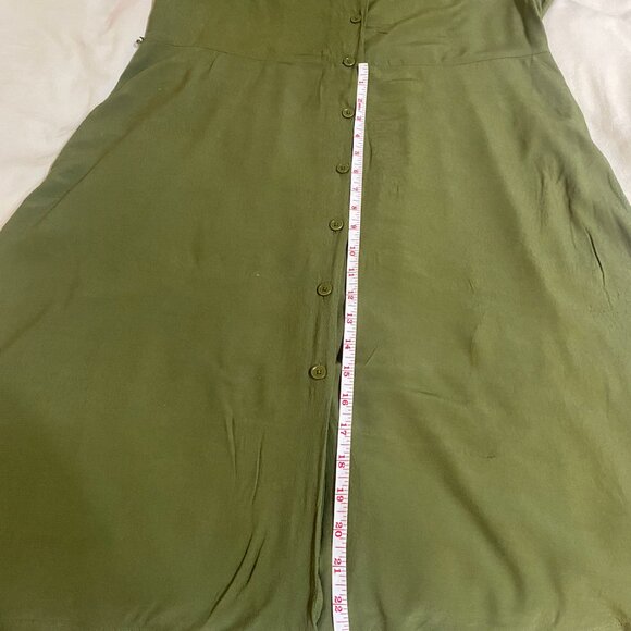 Wilfred Green Button Down Shirt Dress - Picture 12 of 12